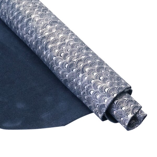 SESC.Navy Blue.02.jpg Mythical Koi Suede Image